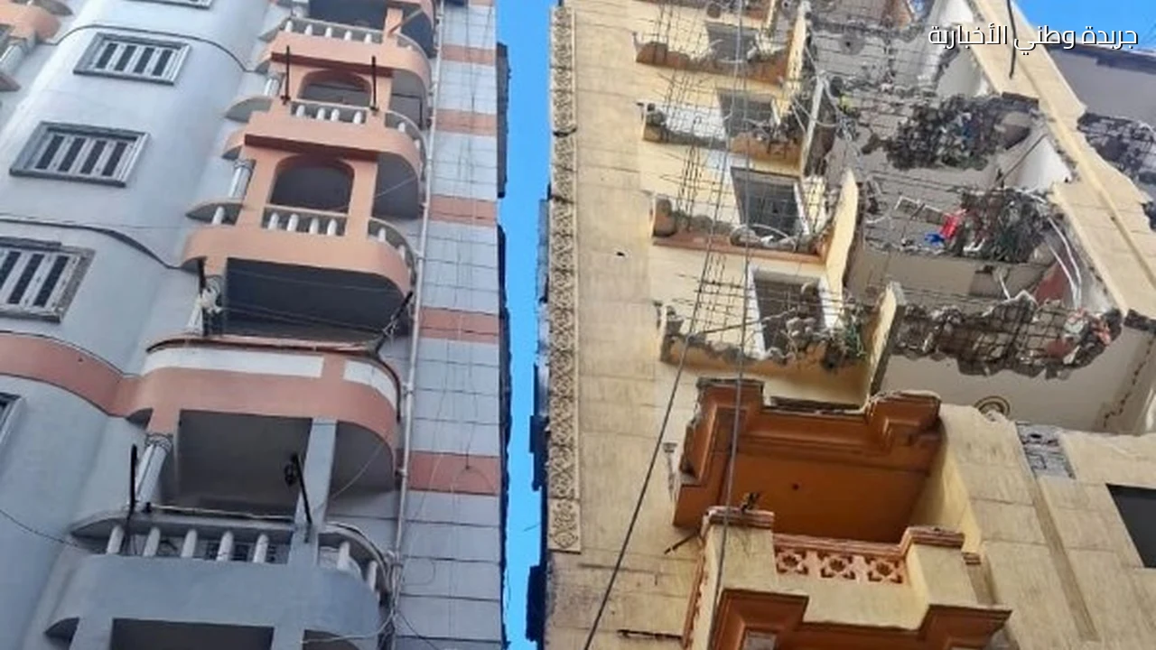 النيابة الإدارية تباشر التحقيق في ميل شديد لعقار محرم بك بالإسكندرية