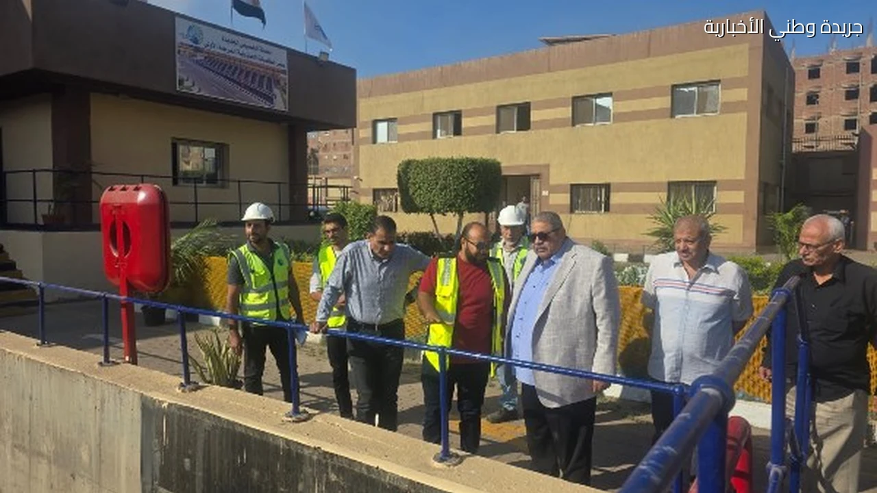 رئيس الصرف الصحي بالقاهرة الكبرى يتابع التشغيل بمحطتي البركة ورفع الخصوص الجديدة